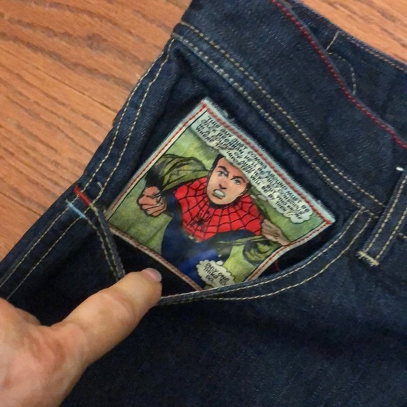 Ecko Marvel Spiderman Jeans Denim Pants 